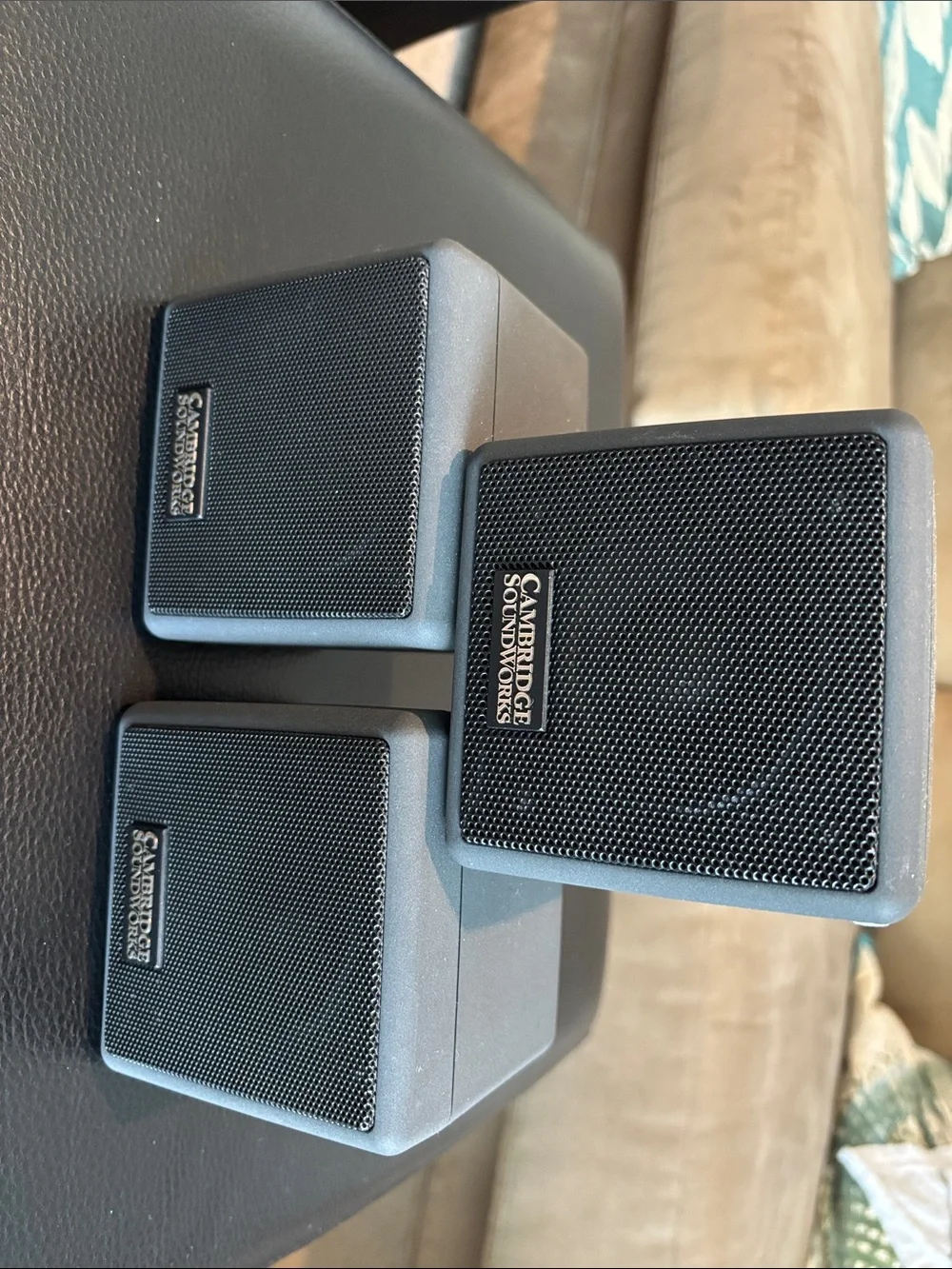 SONY Surround Sound Receiver 5 CD Changer Three Cambridge Sound works speakers